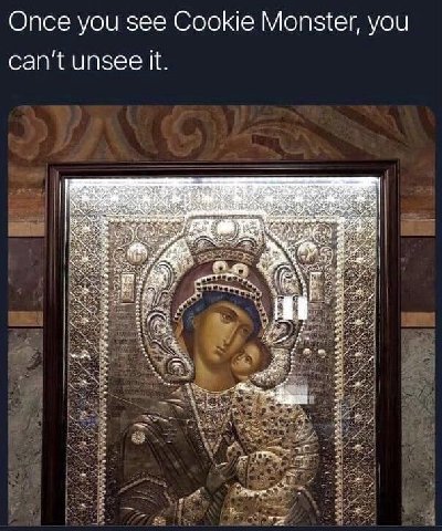 Once you see Cookie Monster, you cant unsee It.