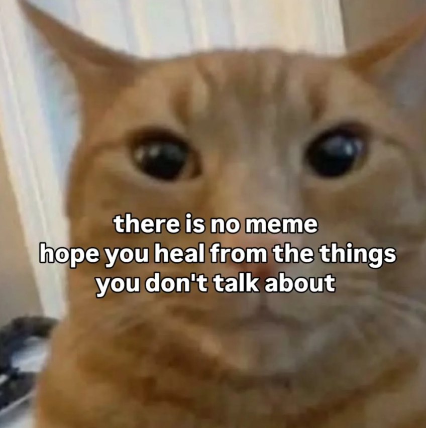 there is потете hope you heal from the things talk about