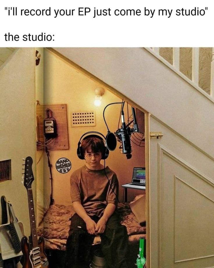 record your just come studio" the studio: