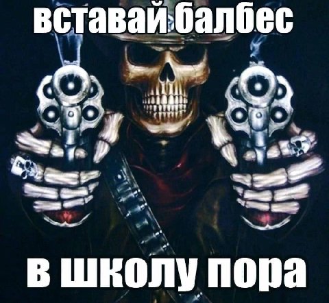 вставай.балбес в школу пора