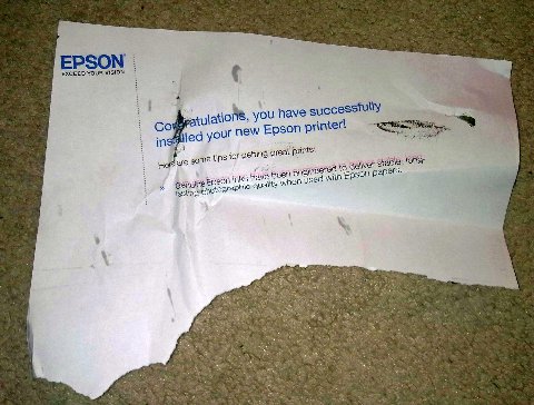EXCEED YOUR VISION have successtully you on printer! in нед your new Eps 3 great prints: Here are ome tips for getting aliver eered inks hav been sed with papers: Genuine Epso quality