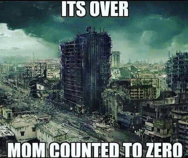 ITS OVER ‘MOM COUNTED ТО ZERO