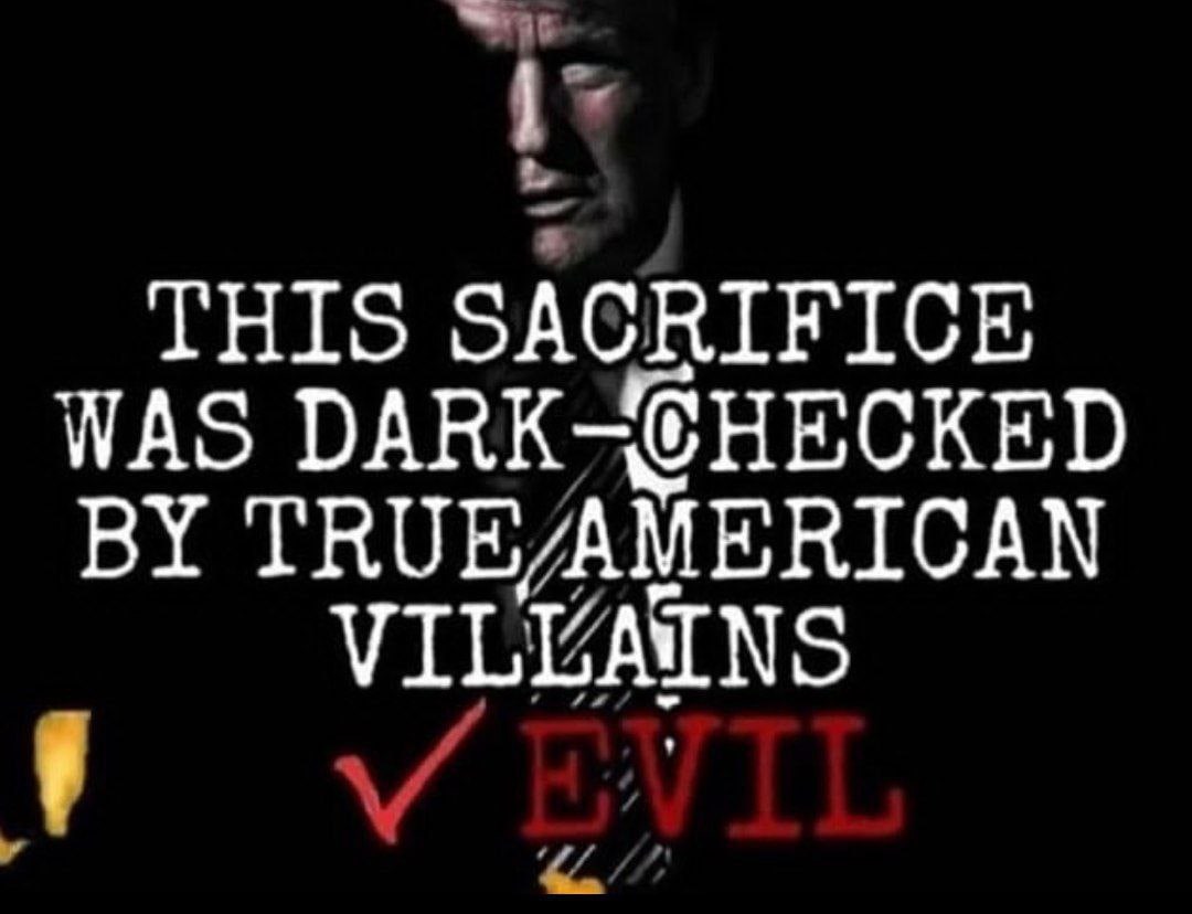 THIS SACRIFICE WAS DARK TRUE AMERICAN