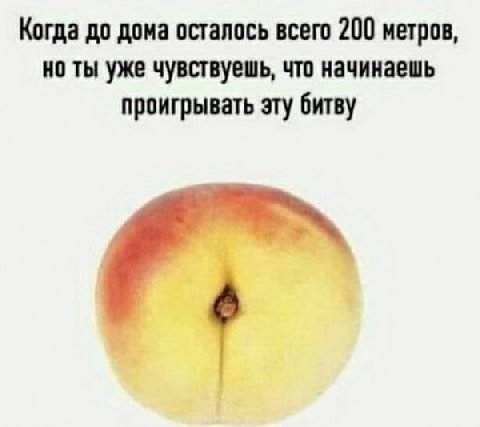 Когда до дома осталось всего 200 метров, но ты уже чувствуешь, что начинаешь проигрывать эту битву