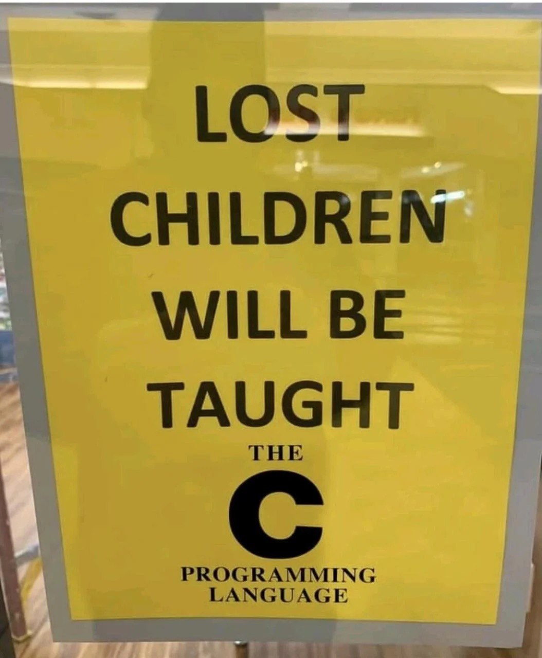 LOST CHILDREN WILL BE TAUGHT ГНЕ