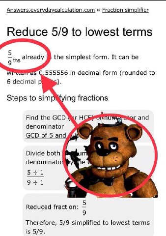 Answers.everydaycalculation.com Fraction simplifier Reduce 5/9 to lowest terms 2 lread the simplest It ready simplest form. It can be 0.555556 in decimal form (rounded to 6 decimal Steps to fractions 