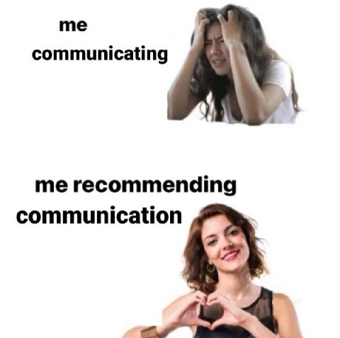 communicating me recommending