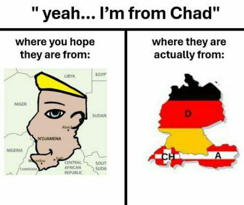 yeah... from Chad" where you hope where they are they are from: actually from: NIGER