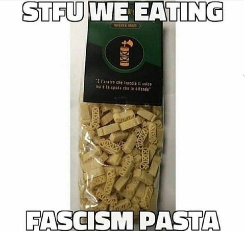 EATING EASCISM PASTA