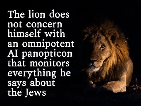 The Поп does not concern himself with an omnipotent panopticon that monitors everything he says about the Jews