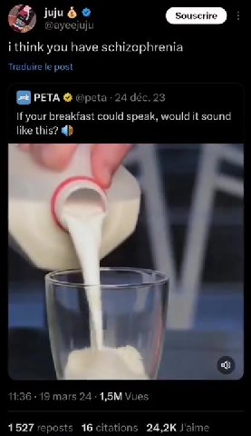 i think you have schizophrenia If your breakfast could speak, would it sound