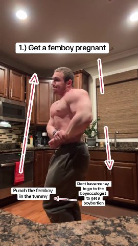 1.) Get a femboy pregnant Punch the femboy ден | in the tummy toget