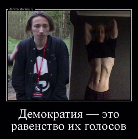 demotivat Демократия это равенство голосов