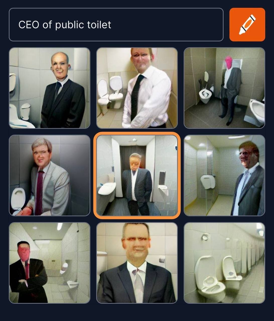 CEO of public toilet с