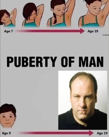 PUBERTY OF MAN