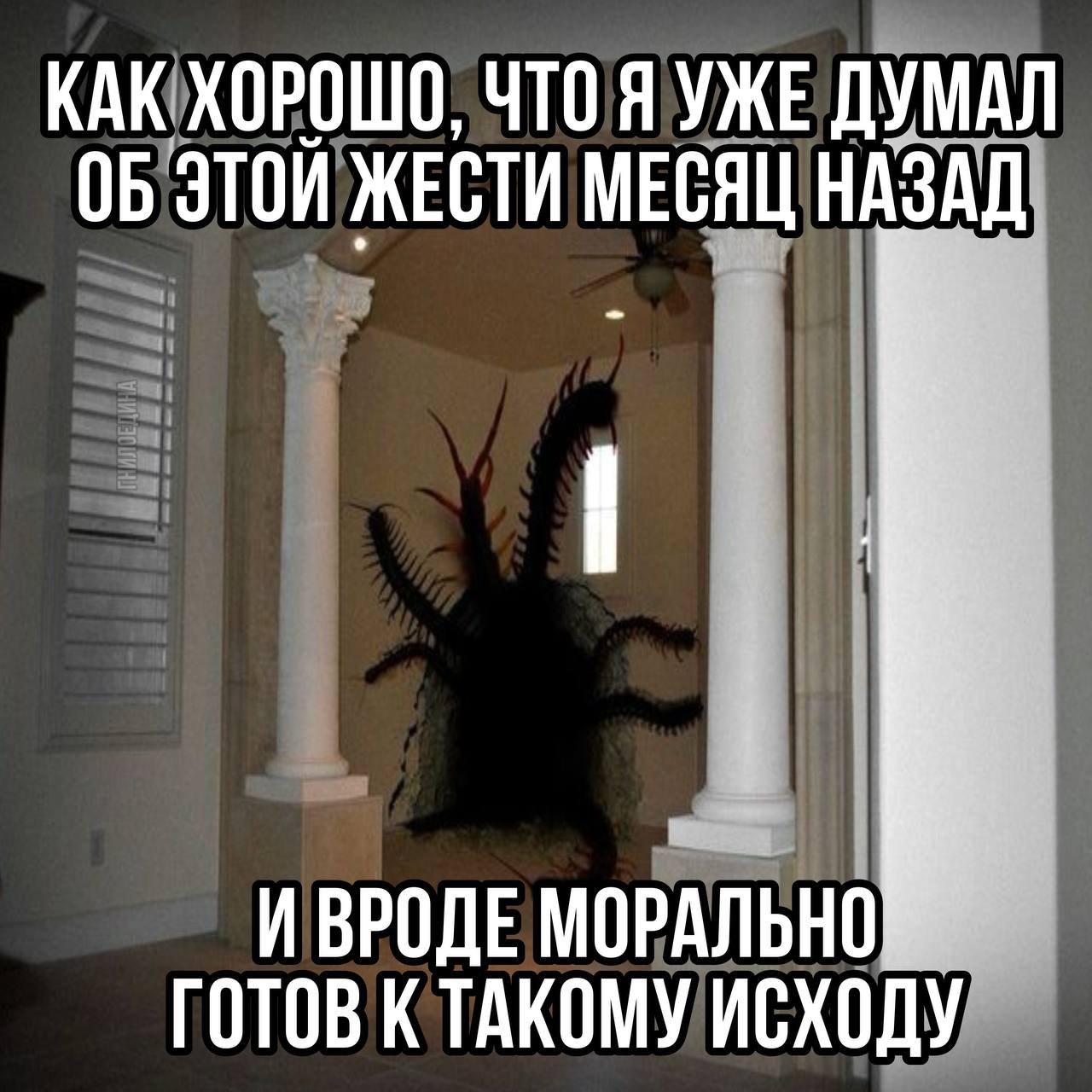 КАК! ХОРОШО, ЧТО Я УЖЕ ДУМАЛ ОБ ЭТОЙ ЖЕСТИ МЕСЯЦ НАЗАД И ВРОДЕ МОРАЛЬНО ГОТОВ К ТАКОМУ ИСХОДУ”