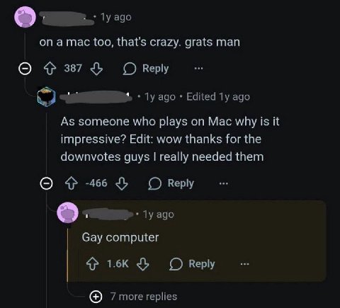 опа тас too, that’s crazy. grats man а As someone who plays Мас why is it impressive? Edit: wow thanks for the downvotes guys really needed them Gay computer