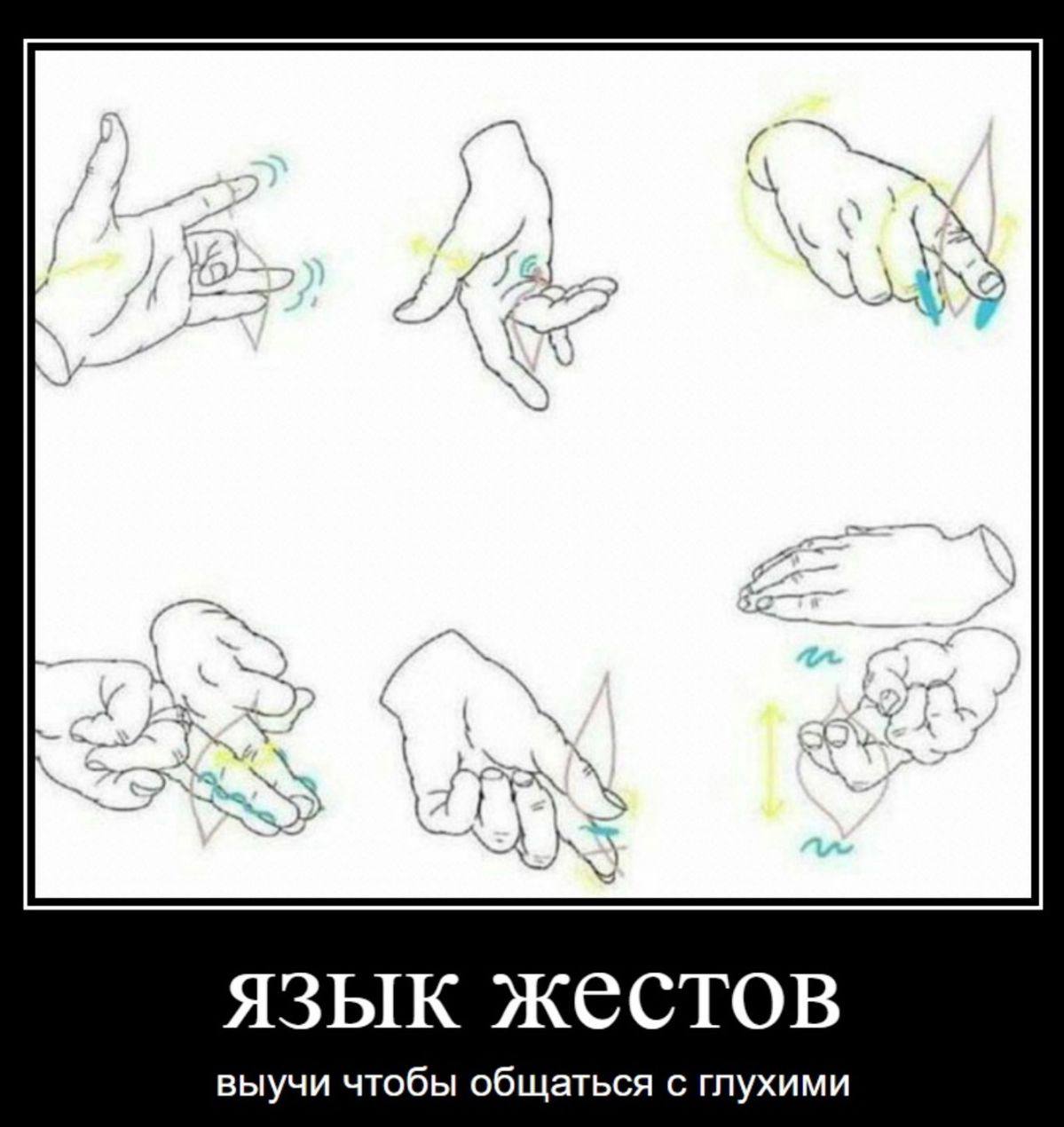 язык жестов выучи чтобы общаться с глухими