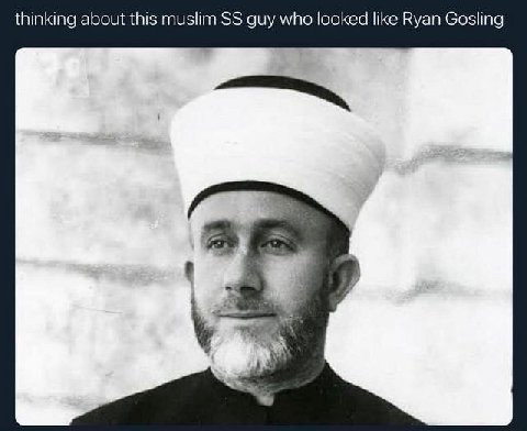 thinking about this muslim guy who looked like Ryan Gosling