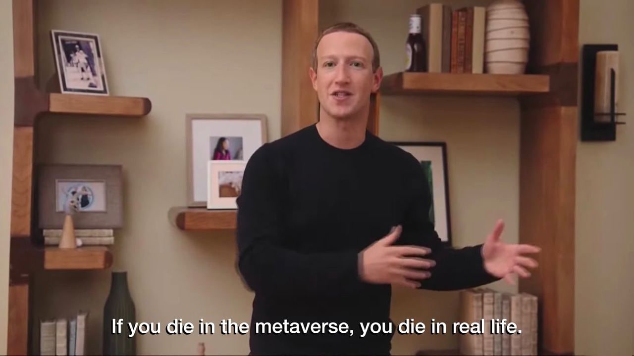 If you die in the metaverse, you die in real life.
