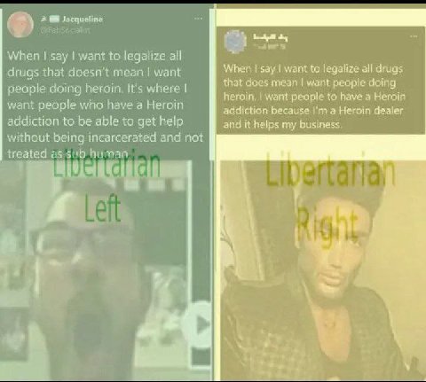 2 Jacqueline When say want to legalize all drugs that doesn’t mean want When I say want to legalize all drugs that does mean want people doing people doing heroin. It's where heroin, want people to ha