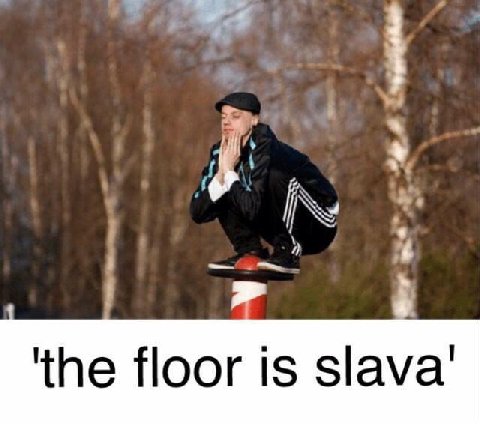 the floor is