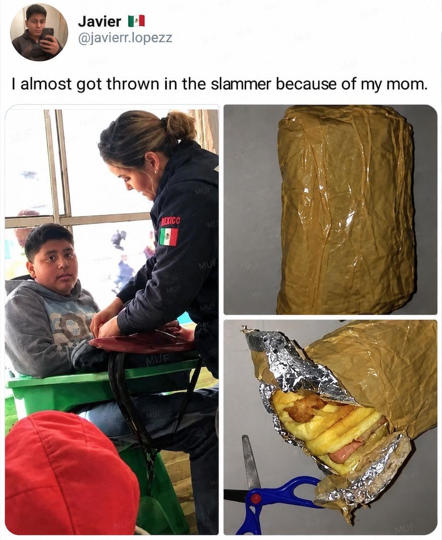 Javier @javierr.lopezz almost got thrown in the slammer because of my mom. if 2 A