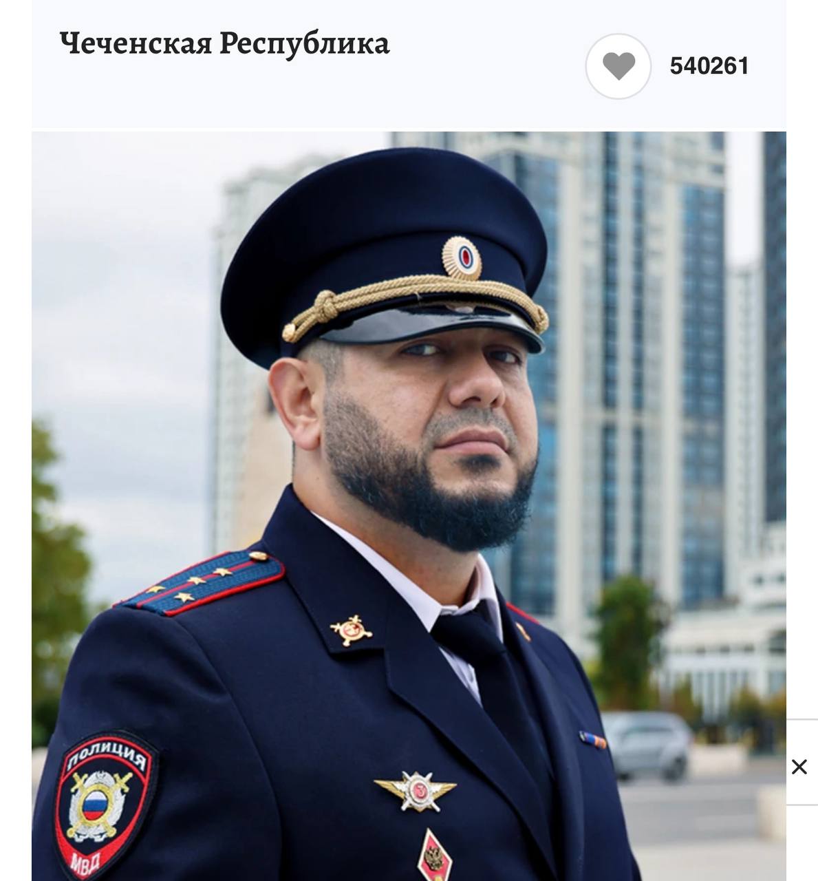 Чеченская Республика 540261