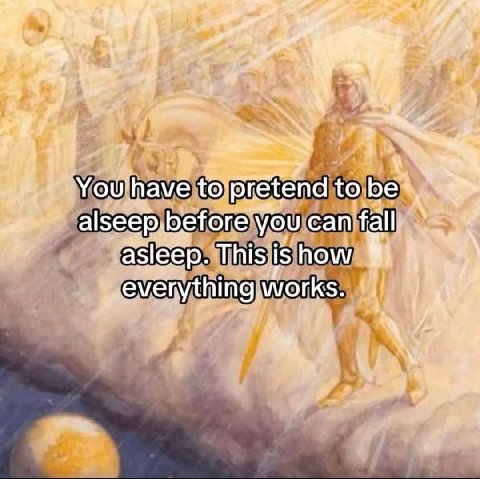7 You'have to be*, you can у asleep. This is how works. 4