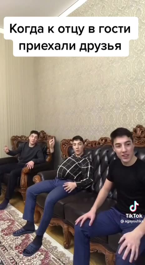 Когда к отцу в гости приехали друзья