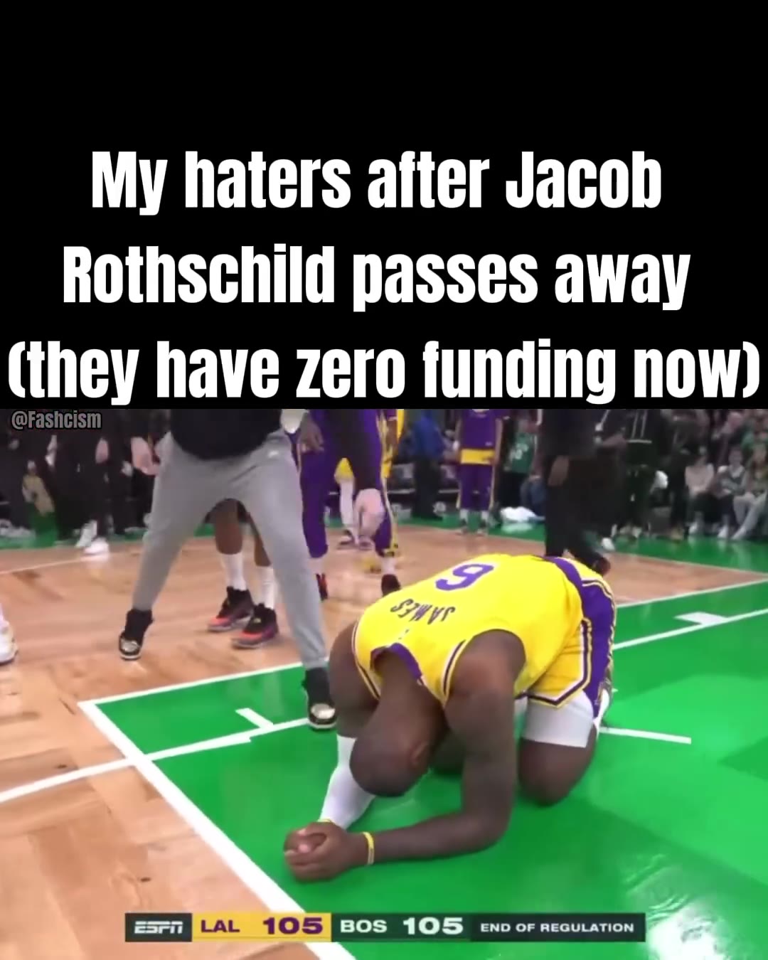 Му haters after Jacob Rothschild passes away