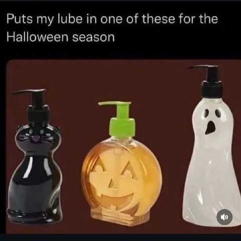 Puts my lube in one of these for the Halloween season
