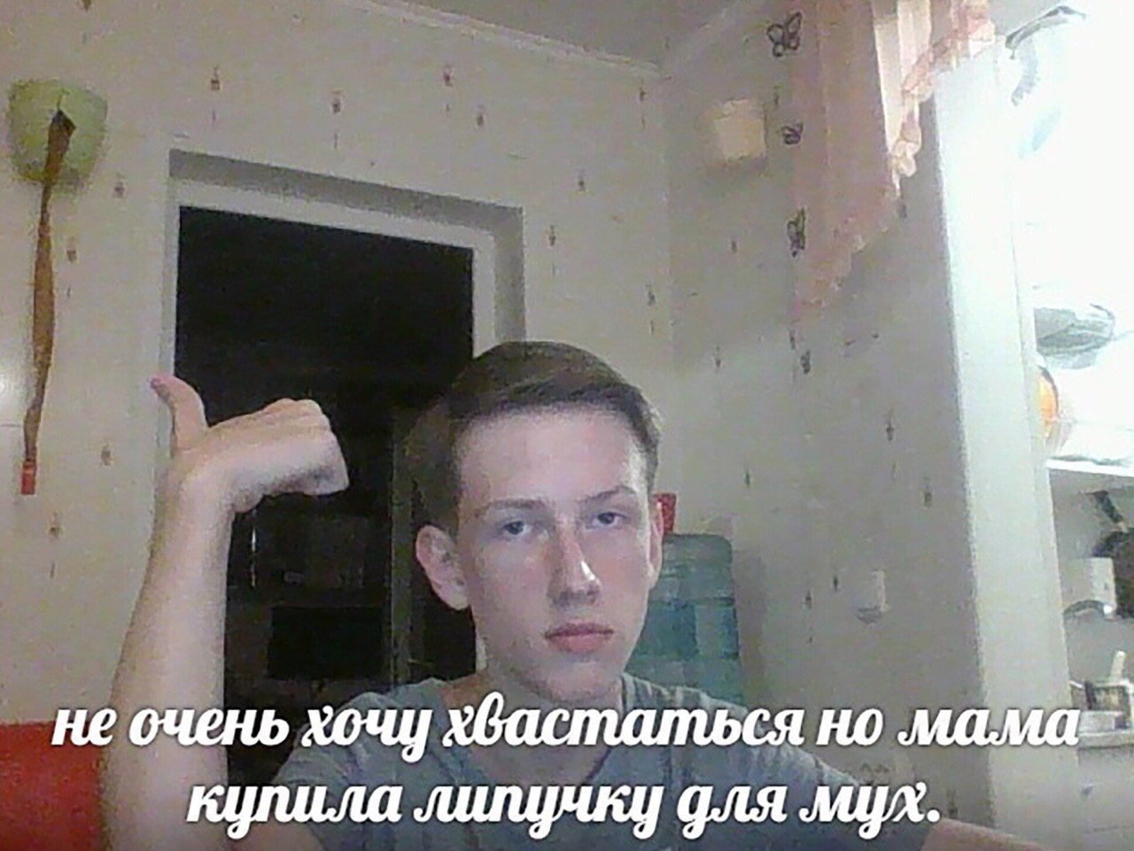 не очень хочу хвастаться но купила липучку для мух.