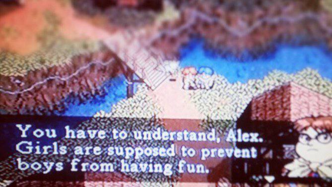 You have to understand, Alex. Csirls are supposed to prevent boys from having fun.