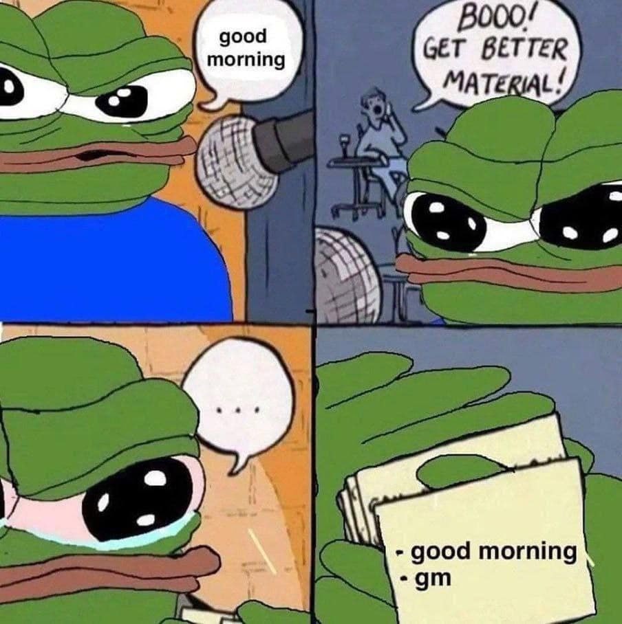 good morning