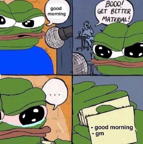 good morning