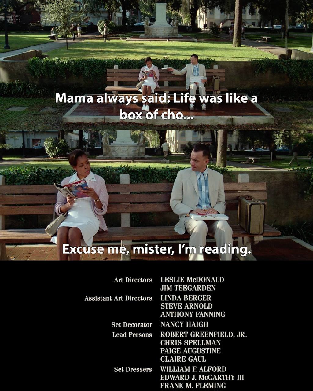 Мата always: said: Life was of cho... я. Excuse mister, reading Art Directors LESLIE McDONALD JIM TEEGARDE Assistant Art Directors LINDA BERGE STEVE ARNOLD ANTHONY FANNING Set Decorator NANCY HAIGH Le