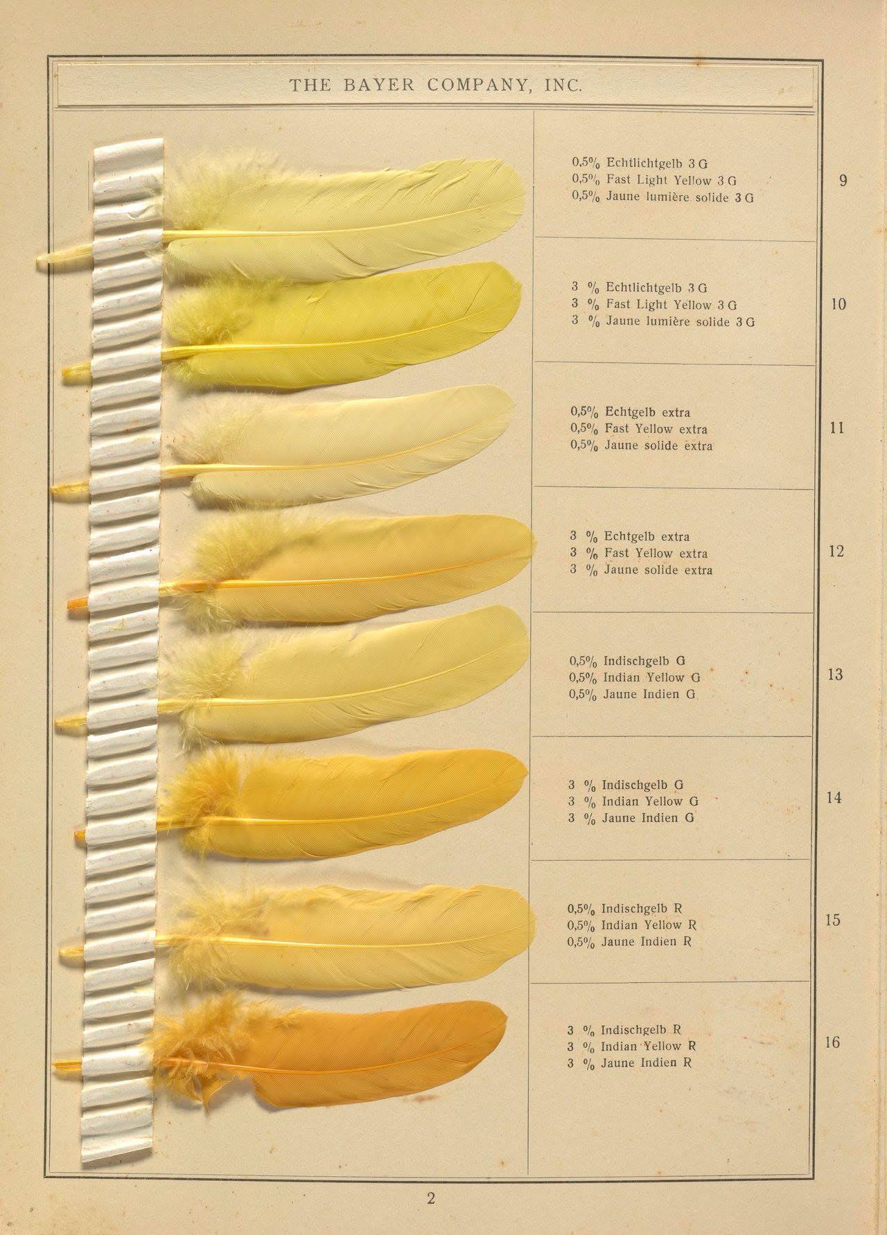 THE COMPANY, INC. 0,5% Echtlichtgelb 0,5% Fast Light Yellow 0,5% Jaune lumiére solide 3 Echtlichtgelb 3 Fast Light Yellow 10 3 Jaune solide 0,5% Echtgelb extra 0,5% Fast Yellow extra и 0,5% Jaune soli