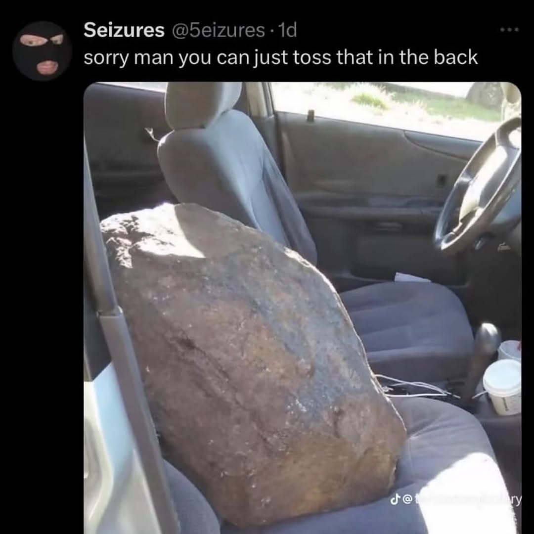 Seizures @5е!хигез sorry man you can just toss that in the back