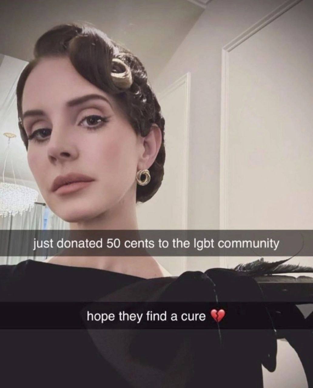 just donated 50 cents to the Igbt community hope they find а сие