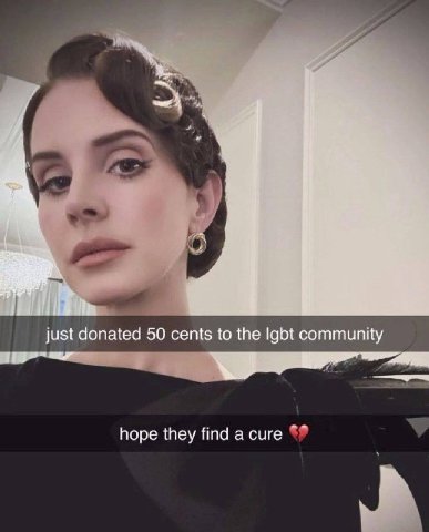 just donated 50 cents to the Igbt community hope they find а сие