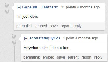 Gypsum__ Fantastic 11 points 4 months ago just Klen. permalink embed save report reply econstatsguy123 1 point 4 months ago Anywhere else be a tren. permalink embed save parent report reply