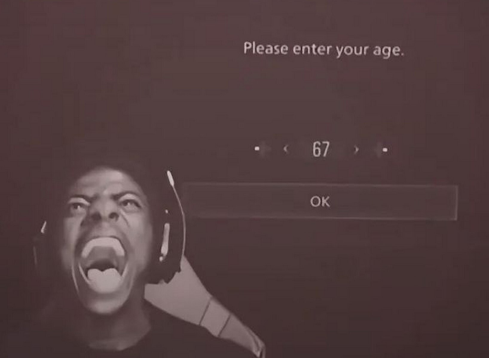 Please enter your age. 6