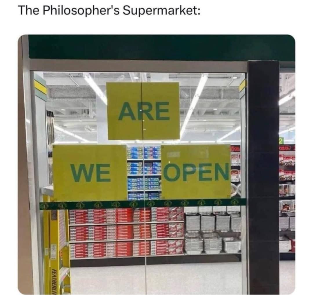 The Philosopher's Supermarket: я