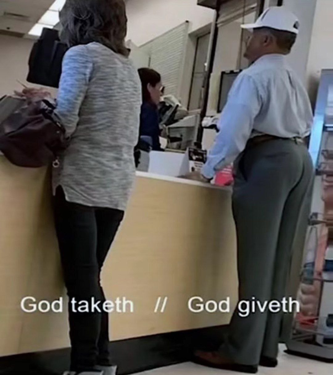 God taketh God giveth
