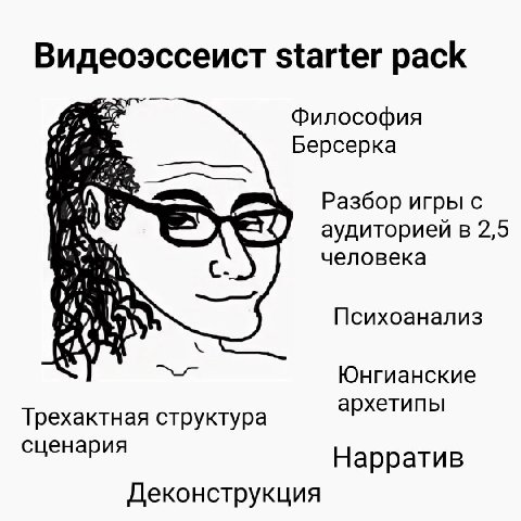 Видеоэссеист starter pack ler Философия Берсерка 1 Разбор игры с it аудиторией в 2,5 человека Психоанализ PRS Юнгианские архетипы Трехактная структура сценария Нарратив Деконструкция
