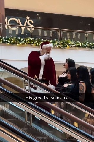 aye His greed sickens me