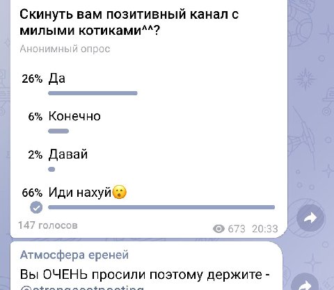 Классика рекламных постов в телеге