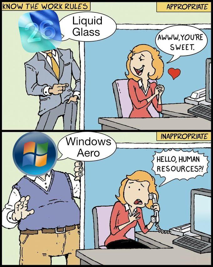 Liquid Glass INAPPROPR Aero