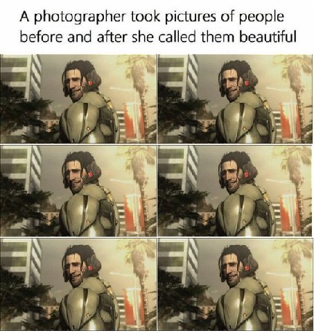 A photographer took pictures of people before and after she called them beautiful iN 1 К А a К К К 3 К